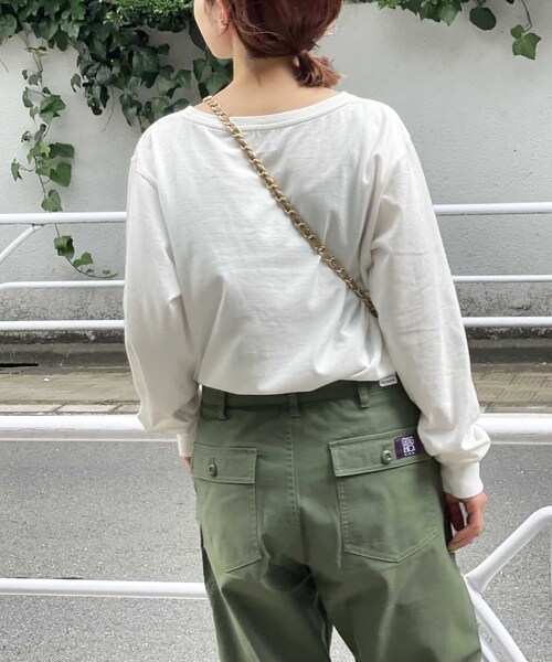 「Spick & Span」 長袖カットソー FREE ベージュ レディース_画像10