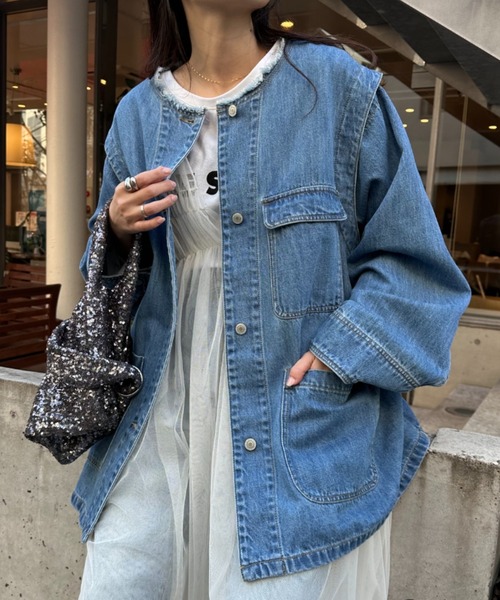 CIAOPANIC TYPY（チャオパニックティピー） デニムジャケット ONE SIZE 