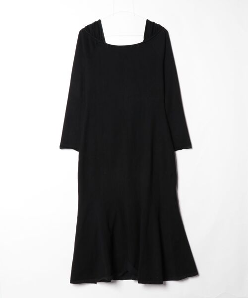 Her lip to ワンピース ブラック M Her lip to ニットワンピース M ブラック レディース : ZOZOTOWN Yahoo