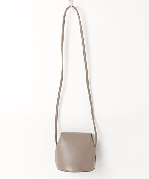 〈美品〉MODERN WEAVING レザー ショルダーバッグ MODERN WEAVING ショルダーバッグ - グレー レディース : ZOZOTOWN
