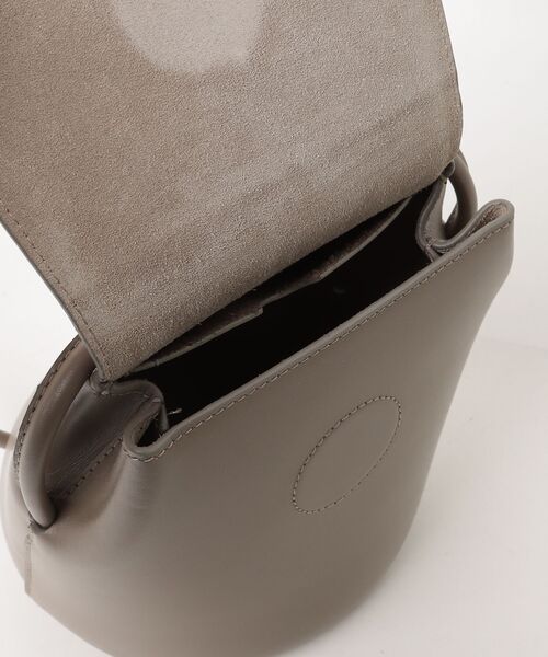 〈美品〉MODERN WEAVING レザー ショルダーバッグ MODERN WEAVING ショルダーバッグ - グレー レディース : ZOZOTOWN
