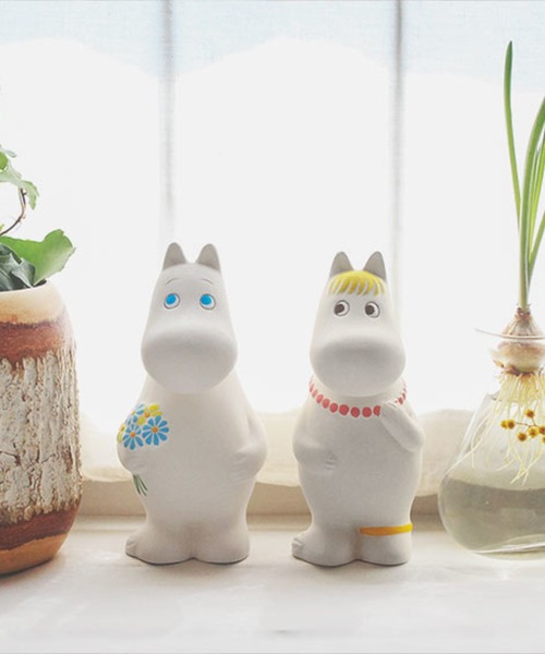 【7月21日までの出品】 ムーミンの博多人形　陶器フィギュア 花束 mm051-img1.jpg