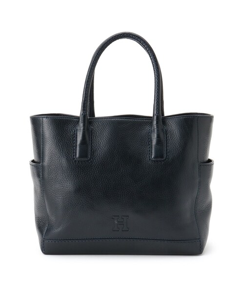 【美品】 HIROFU ヒロフ DUO デュオ トートバッグ ハンドバッグ 黒 HIROFU（ヒロフ） トートバッグ 「デュオ」レザートートバッグ L 本革