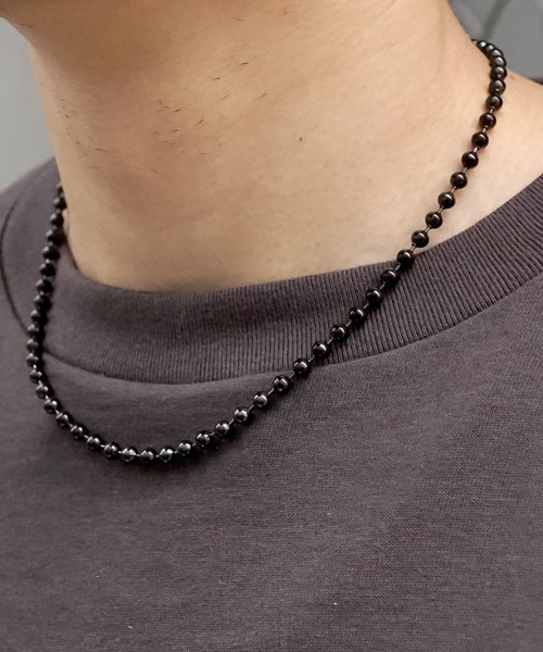 SBG by 7JEWELRY ネックレス SBG ボールチェーンネックレス メンズ