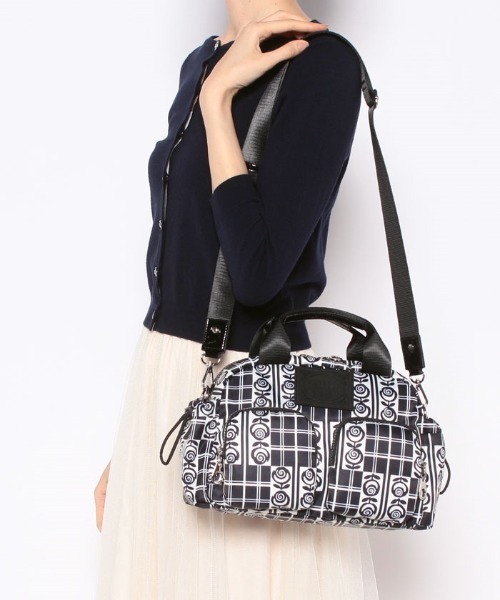【希少】ANNA SUI トランク　ハンドバッグ3点セット　ミニボストン ANNA SUI ヴァケーション ミニボストンバッグ （ブラック
