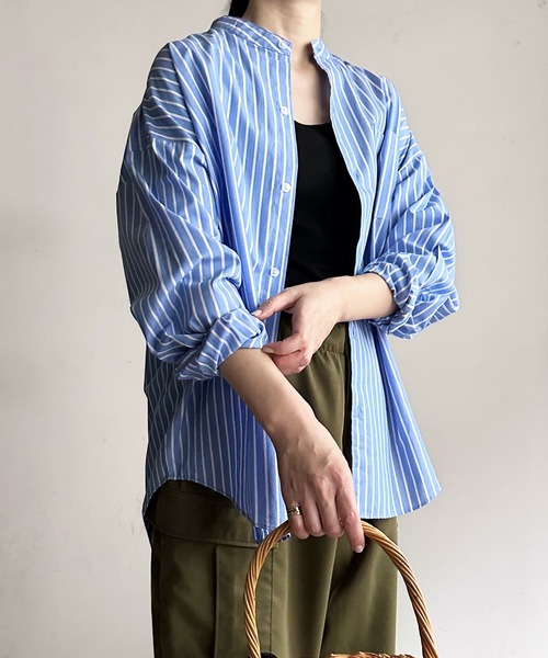 COMMON WARE ブラウス シャツ COMMONWARE:ビッグサイズバンド