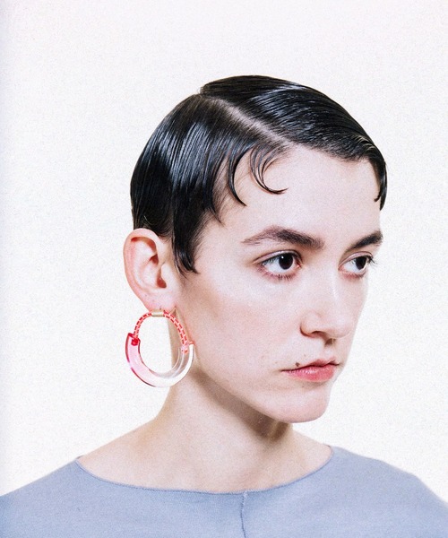 ピアス [KATENKELLY] French Rope Earrings Rope Bow and Pearl Earring (single) | Catbird x J.Crew