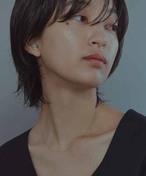 Jouete（ジュエッテ） ネックレス K10WG ネックレス ペタルチェーン