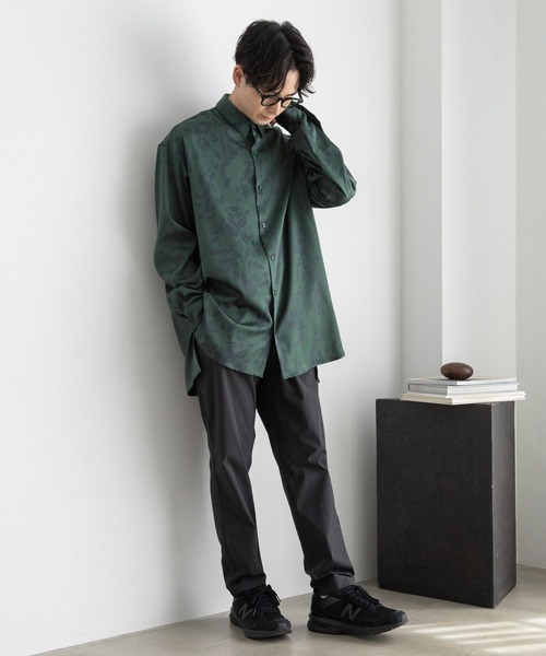 LOWRYS FARM（ローリーズファーム） シャツ サテンSTフラワーシャツ 
