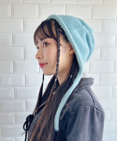 Loueme ニット帽 ニットキャップ フーディニットキャップ