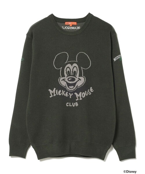 ニット 〈MEN〉BEAMS GOLF ORANGE LABEL / Disney（ディズニー） ニット ニット 〈MEN〉BEAMS GOLF ORANGE LABEL Disney ディズニー BEAMS