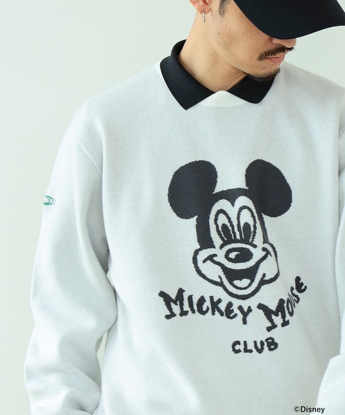ニット 〈MEN〉BEAMS GOLF ORANGE LABEL / Disney（ディズニー） ニット ニット 〈MEN〉BEAMS GOLF ORANGE LABEL Disney ディズニー BEAMS