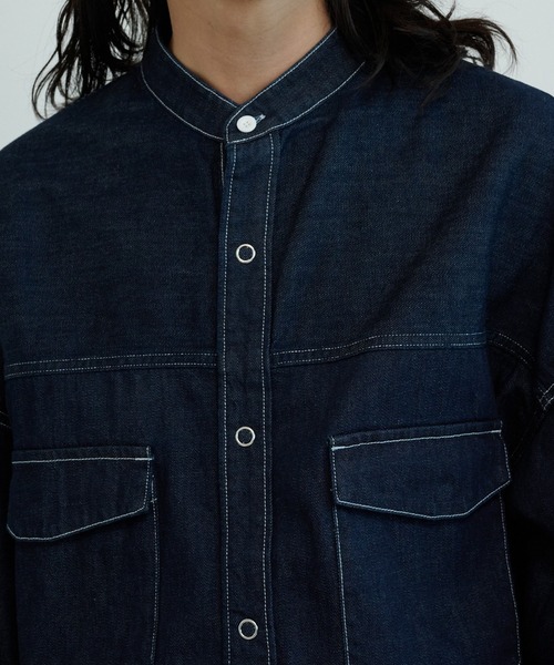 PUBLIC TOKYO シャツ SHIOTA 2WAY デニムビッグシャツ メンズ