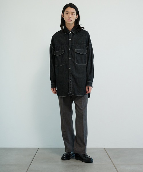 PUBLIC TOKYO（パブリックトウキョウ） シャツ SHIOTA 2WAY デニム 