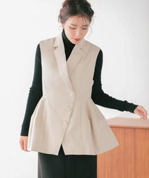 Fit more ベスト ジレ 「ZOZO限定商品」ダックシルエットベスト