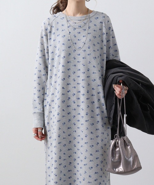 JEMORGAN（ジェーイーモーガン） ワンピース ワッフル花柄マキシ丈