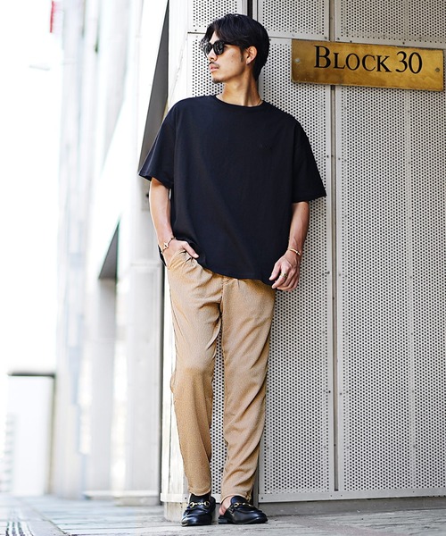 SOMEDIFF（サムディフ） スラックス 楊柳ワイドパンツ メンズ メンズ