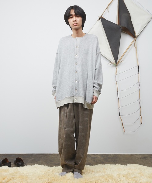 Dulcamara（ドゥルカマラ） パンツ オーバーラップチェックラップPT