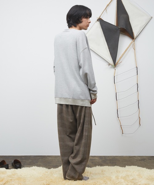 Dulcamara（ドゥルカマラ） パンツ オーバーラップチェックラップPT