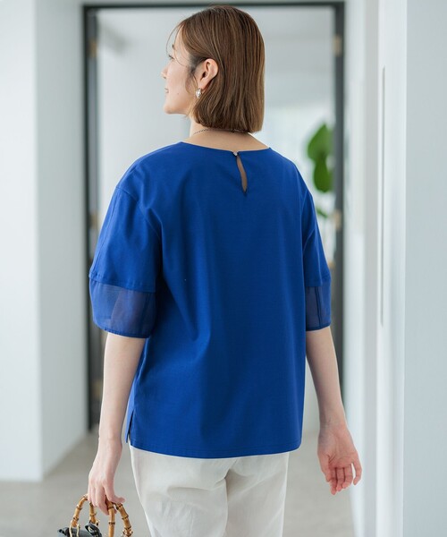 23区 tシャツ 「GLOW8月号掲載/洗える」スムースコンビ