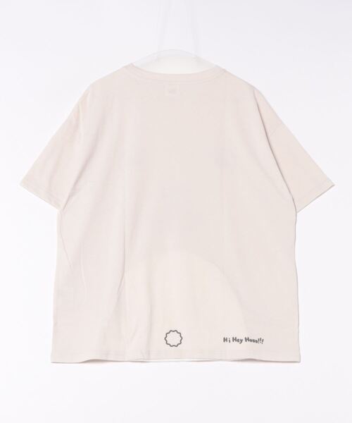 tシャツ 「Hi Hey Hoooo/ハイヘイホー」くま さめ顔どんTシャツ アニマルシリーズ レディース Hi Hey Hoooo/ハイヘイホー】くま さめ顔どんTシャツ アニマル