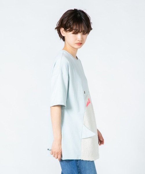 LB/S tシャツ 「Hi Hey Hoooo/ハイヘイホー」くま さめ顔どんT