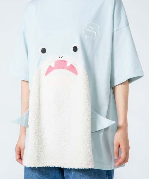 LB/S tシャツ 「Hi Hey Hoooo/ハイヘイホー」くま さめ顔どんT