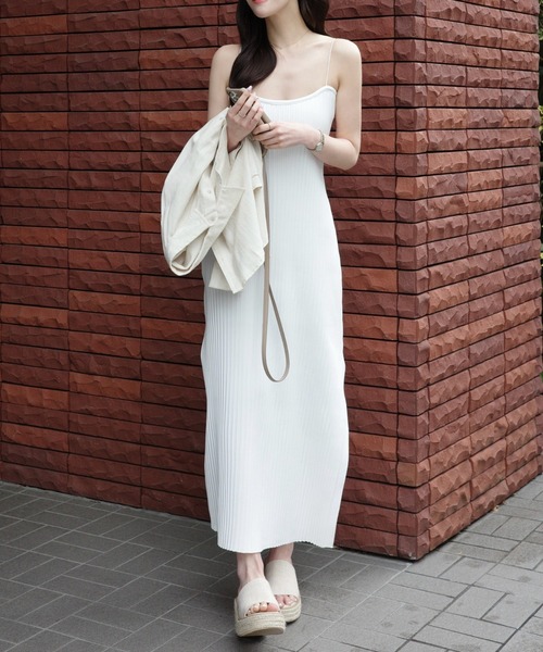 ACYM ワンピース Pad in rib cami : ZOZOTOWN Yahoo!店 - 通販