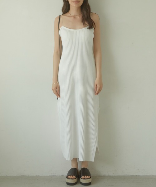 ACYM ワンピース Pad in rib cami : ZOZOTOWN Yahoo!店 - 通販