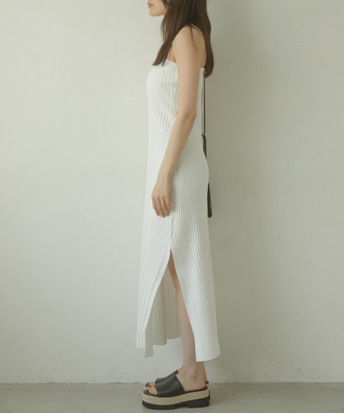 ACYM（アシーム） ワンピース Pad in rib cami ワンピース : ZOZOTOWN