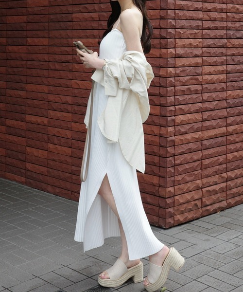 【ACYM】ワンピース ACYM ワンピース Pad in rib cami : ZOZOTOWN Yahoo!店 - 通販