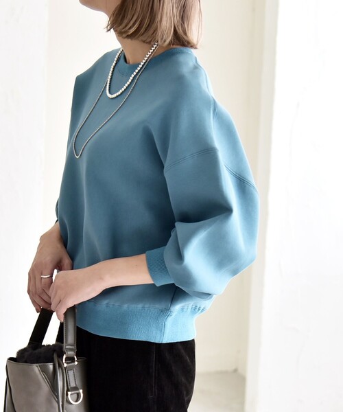 quaranciel トレーナー スウェット quaranciel:「洗濯機可能」ポンチ