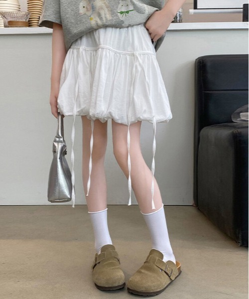 WEGO（ウィゴー） スカート WEGO/リボンバルーンスカートパンツ付き