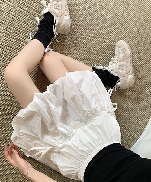 WEGO（ウィゴー） スカート WEGO/リボンバルーンスカートパンツ付き