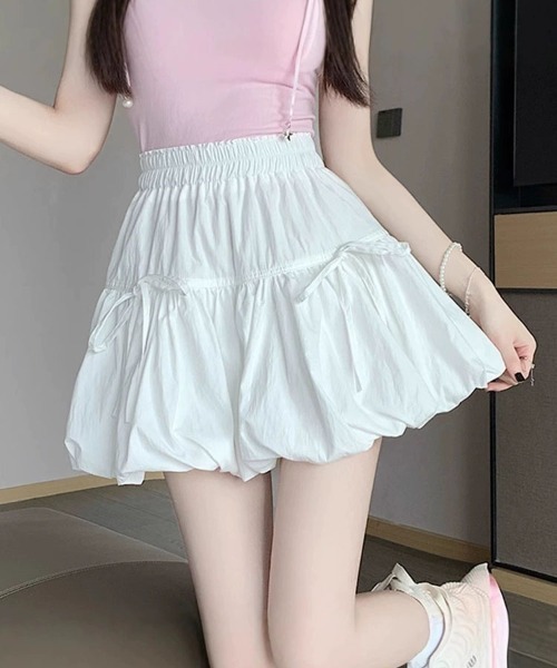 WEGO（ウィゴー） スカート WEGO/リボンバルーンスカートパンツ付き