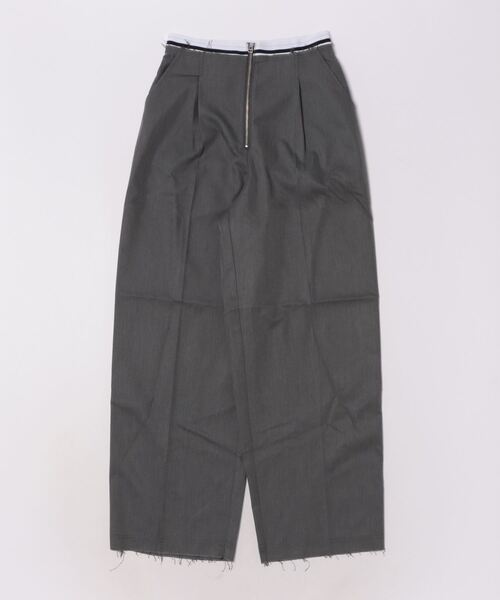 ANOGH（アノフ） パンツ WAIST DESIGN TUCK PANTS レディース 