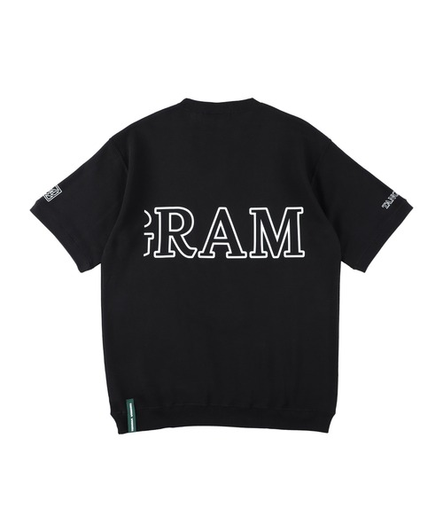 TAMGRAM ダブルニットクルー ブラック L TAMGRAM ダブルニットクルー ブラック L