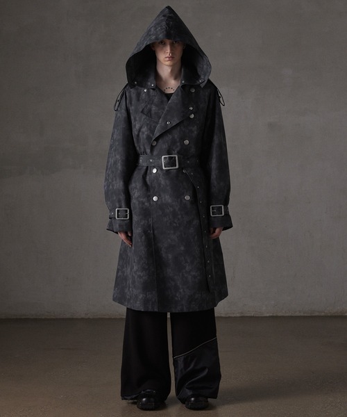 GRANCY トレンチコート コート 「GRANCY」Patterned Long Trench
