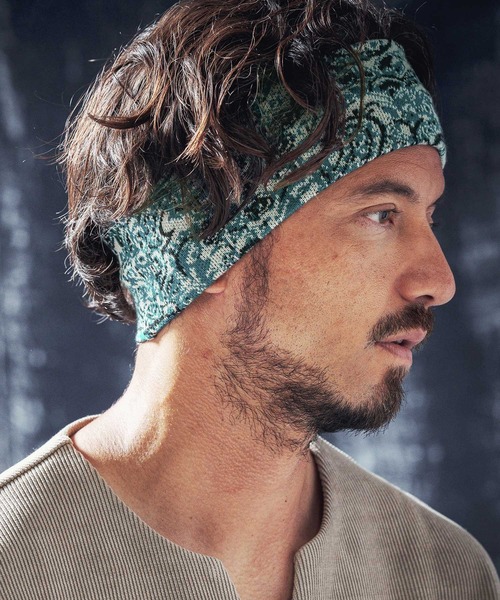 ヘアバンド ANGENEHM（アンゲネーム） ヘアバンド mko12274-Paisley pattern knit