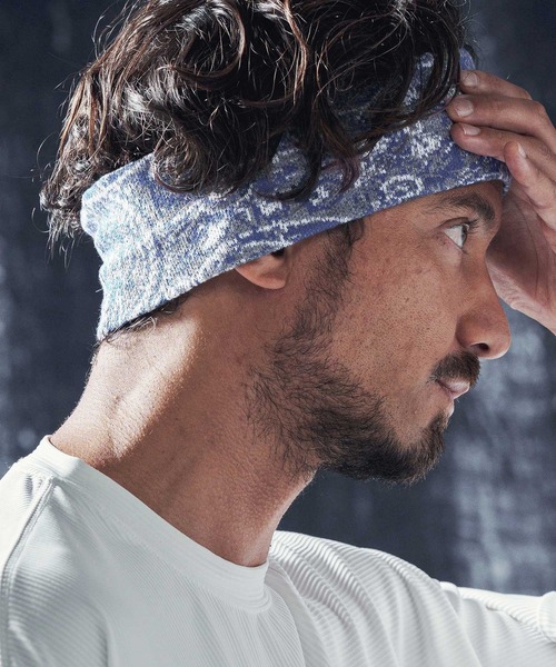 ANGENEHM（アンゲネーム） ヘアバンド mko12274-Paisley pattern knit