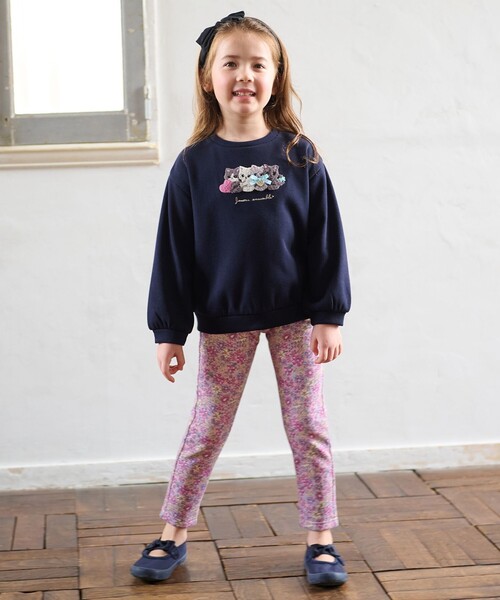 ANY（エニィ） パンツ 7days裏シャギー総柄パンツ キッズ 子供服