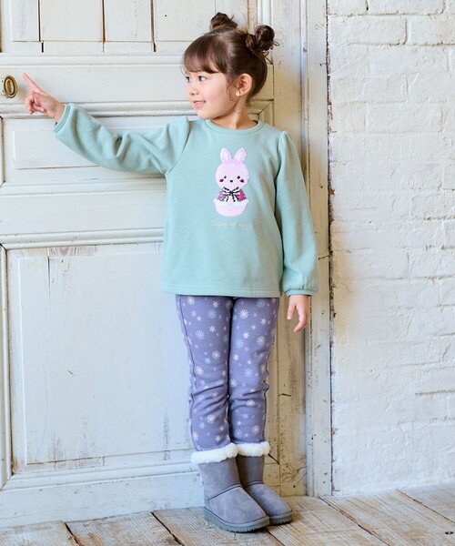 ANY（エニィ） パンツ 7days裏シャギー総柄パンツ キッズ 子供服