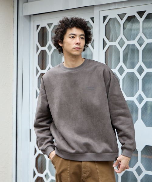 tシャツ リバーシブルスエードボアプルオーバー メンズ
