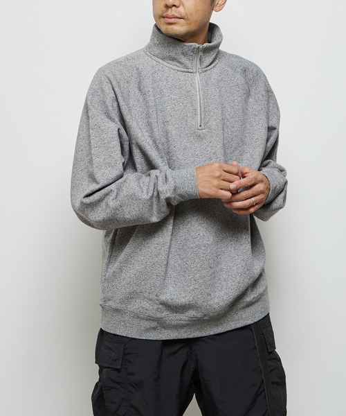 MEN'S MELROSE トレーナー スウェット 「ONEITA/オニータ」Halfzip