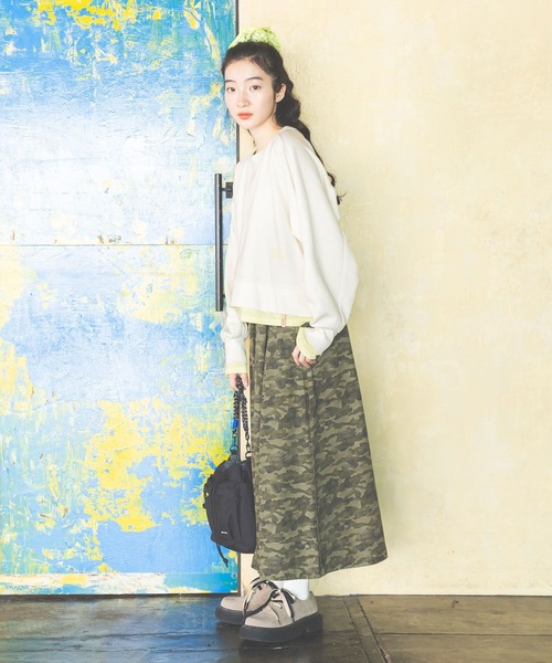 niko and…（ニコアンド） スカート ベルトフレアスカート : ZOZOTOWN