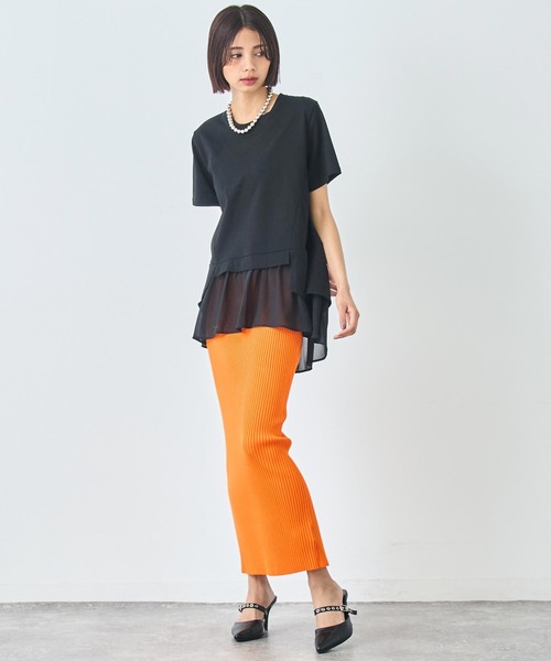 ANAP（アナップ） ロング スカート リブニットロングスカート