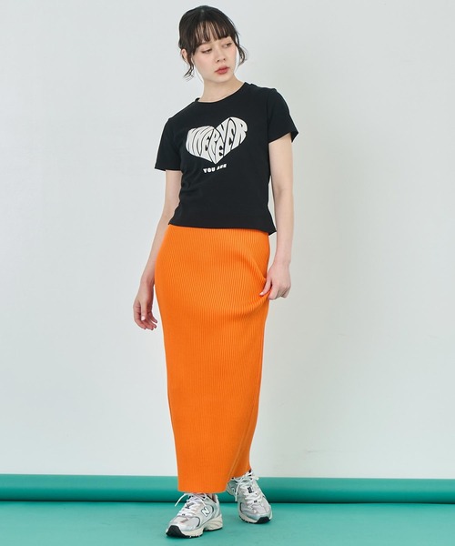 ANAP（アナップ） ロング スカート リブニットロングスカート