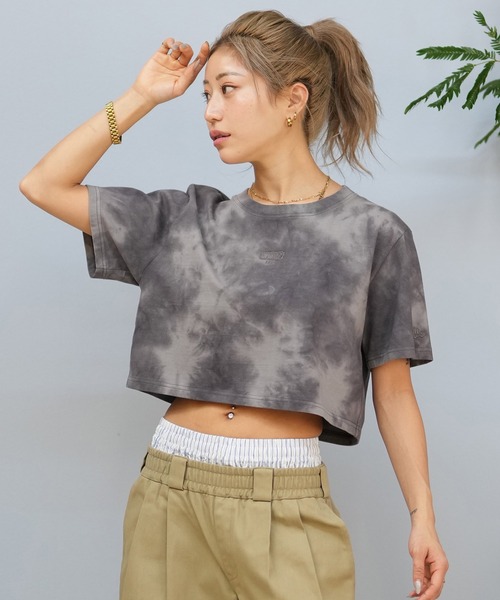 NEW ERA（ニューエラ） tシャツ タイダイ柄/クロップド丈Tシャツ 
