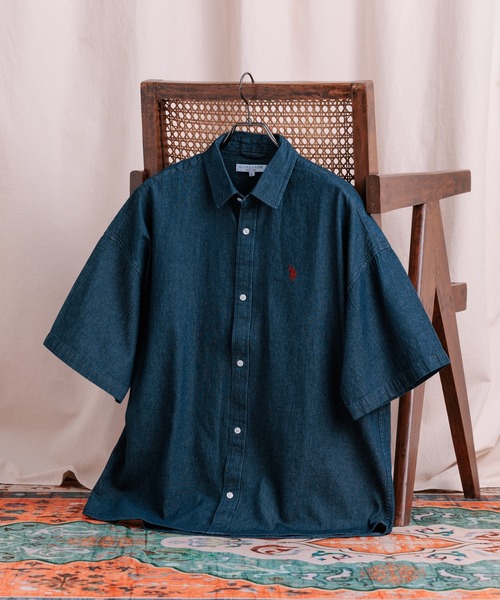 U.S. POLO ASSN. シャツ ASSN./ユーエスポロアッスン 別注 刺繍
