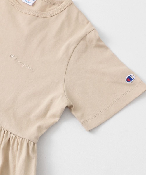 新品タグ付◉ Champion×Sonny Label　ギャザーワンピース Champion ワンピース 「別注」Champion×Sonny Label ギャザー